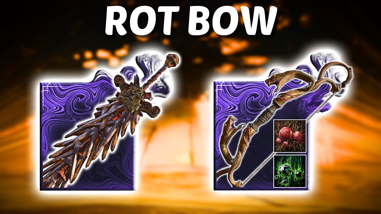GRAFTED BLADE GREATSWORD with ROT BOW is a POISONOUS COMBO!