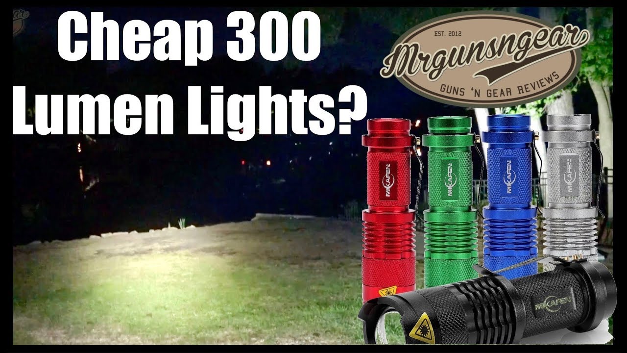 300 Lumen $5 Amazon Budget Flashlights: Are They Junk Or Bargains?