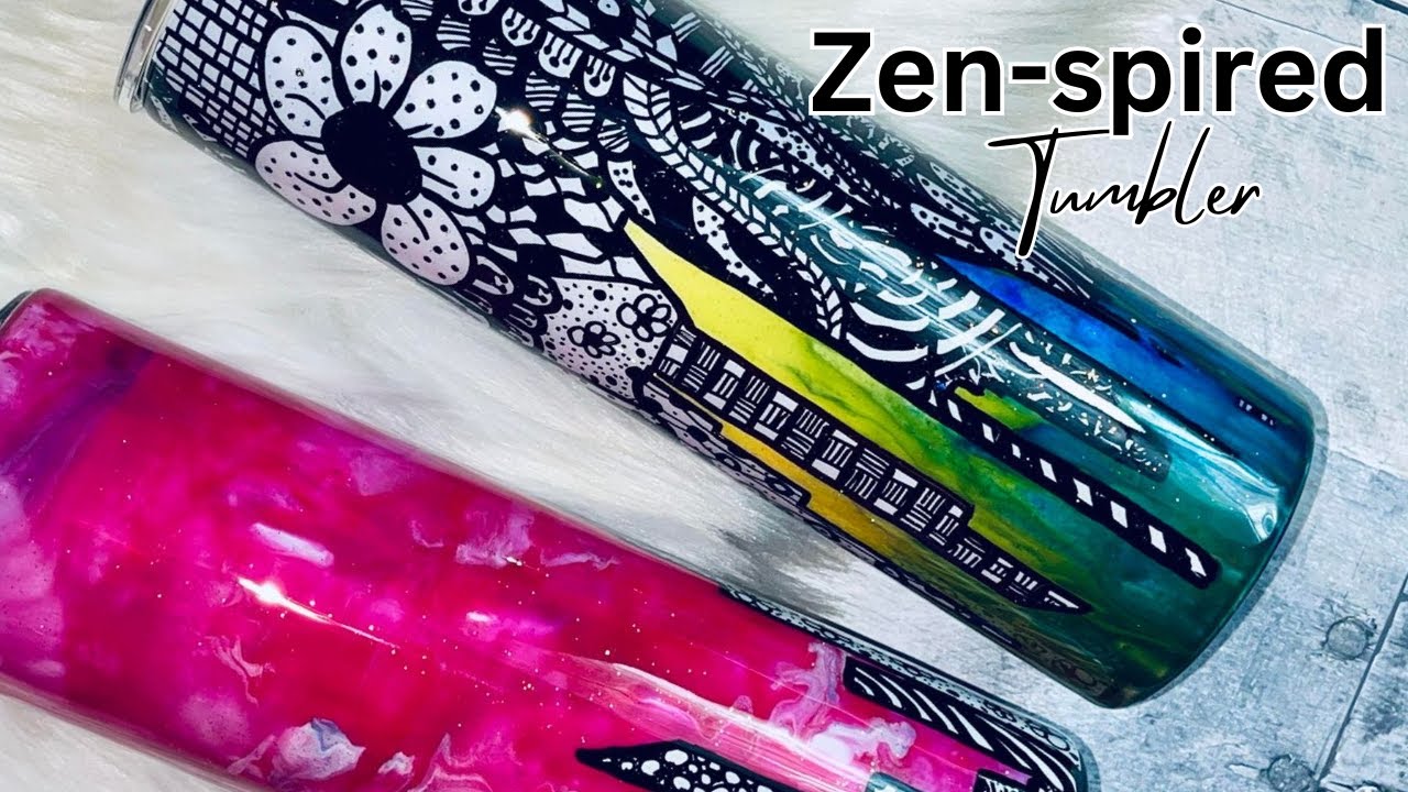 Get Zen-spired! How To Create A Stunning Zentangle Tumbler Design