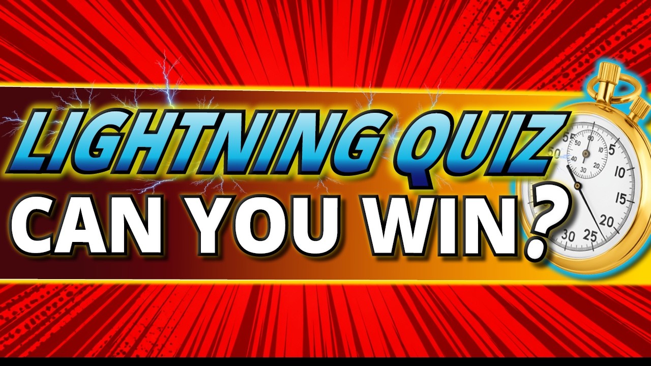 50 FUN QUICKFIRE Questions Trivia Quiz EVERYONE Can Beat. Can YOU?