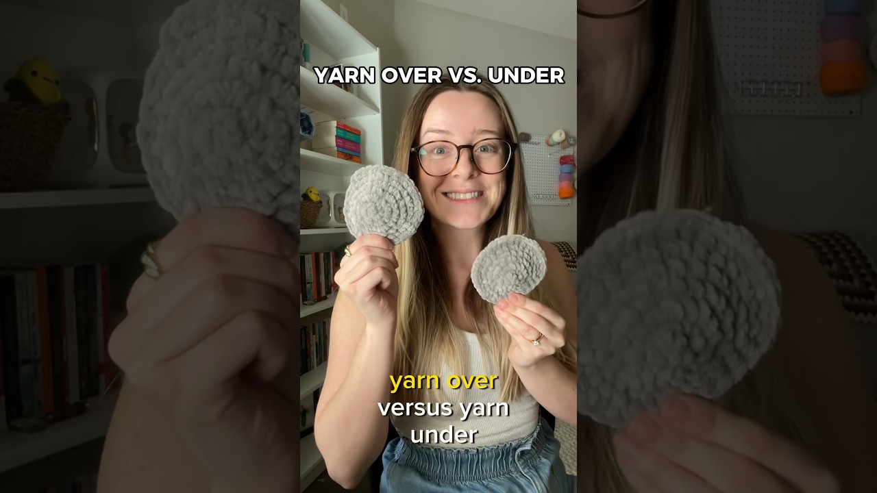 Вы вяжете сверху или снизу? 🧸 #amigurumicrochet