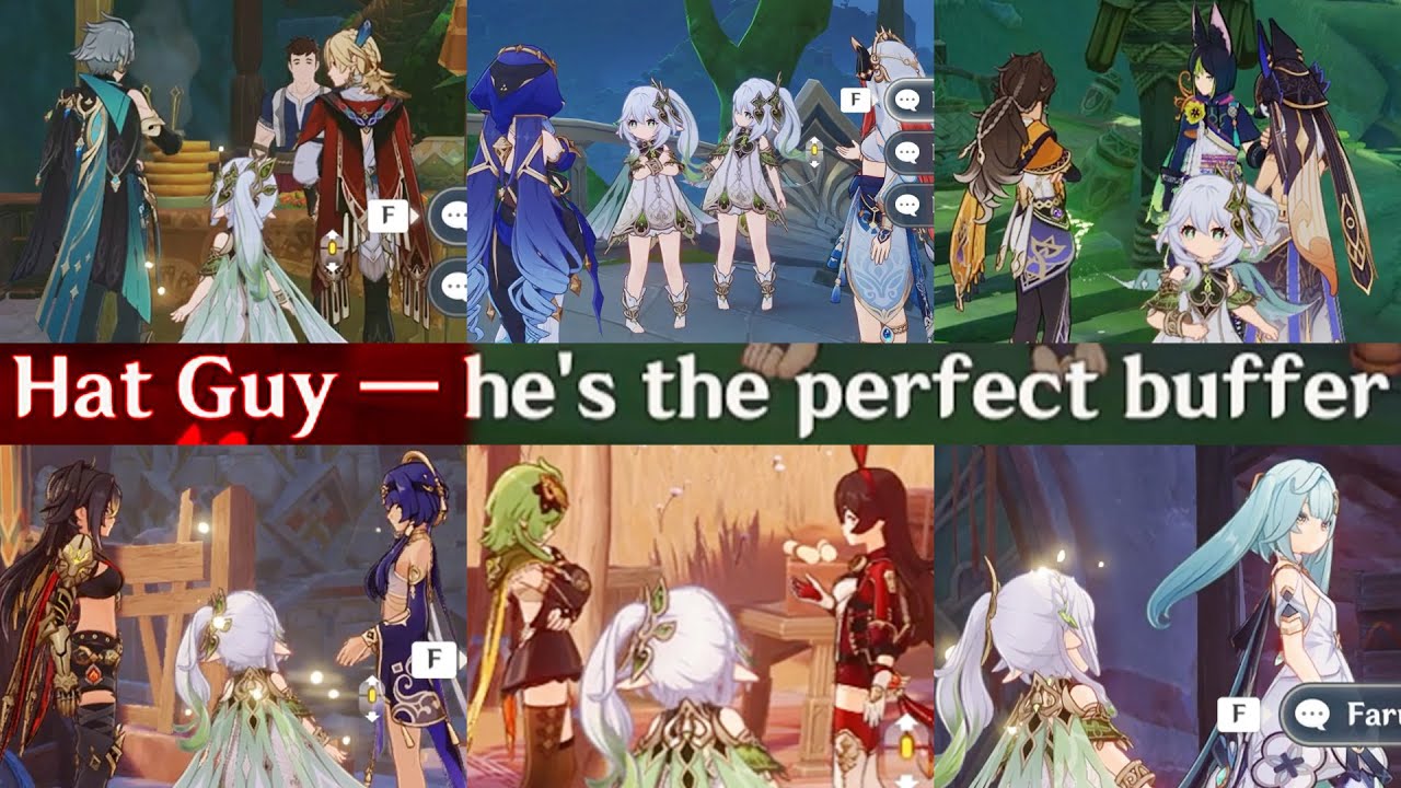 WANDERER & NAHIDA HIDDEN LOCATIONS + 6 Others Sumeru Event FULL STORY Cutscene Genshin Impact LUNAII