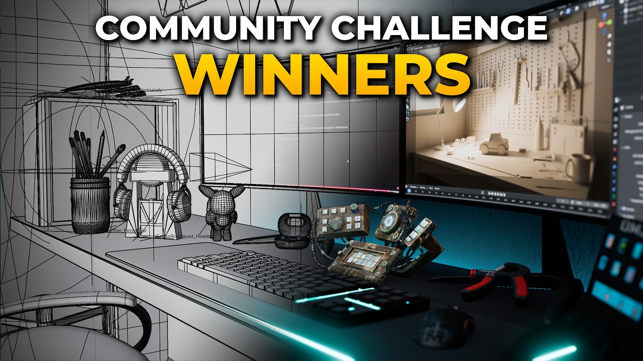 Artists Took On My 3D Desk Challenge… Here Are the Winners