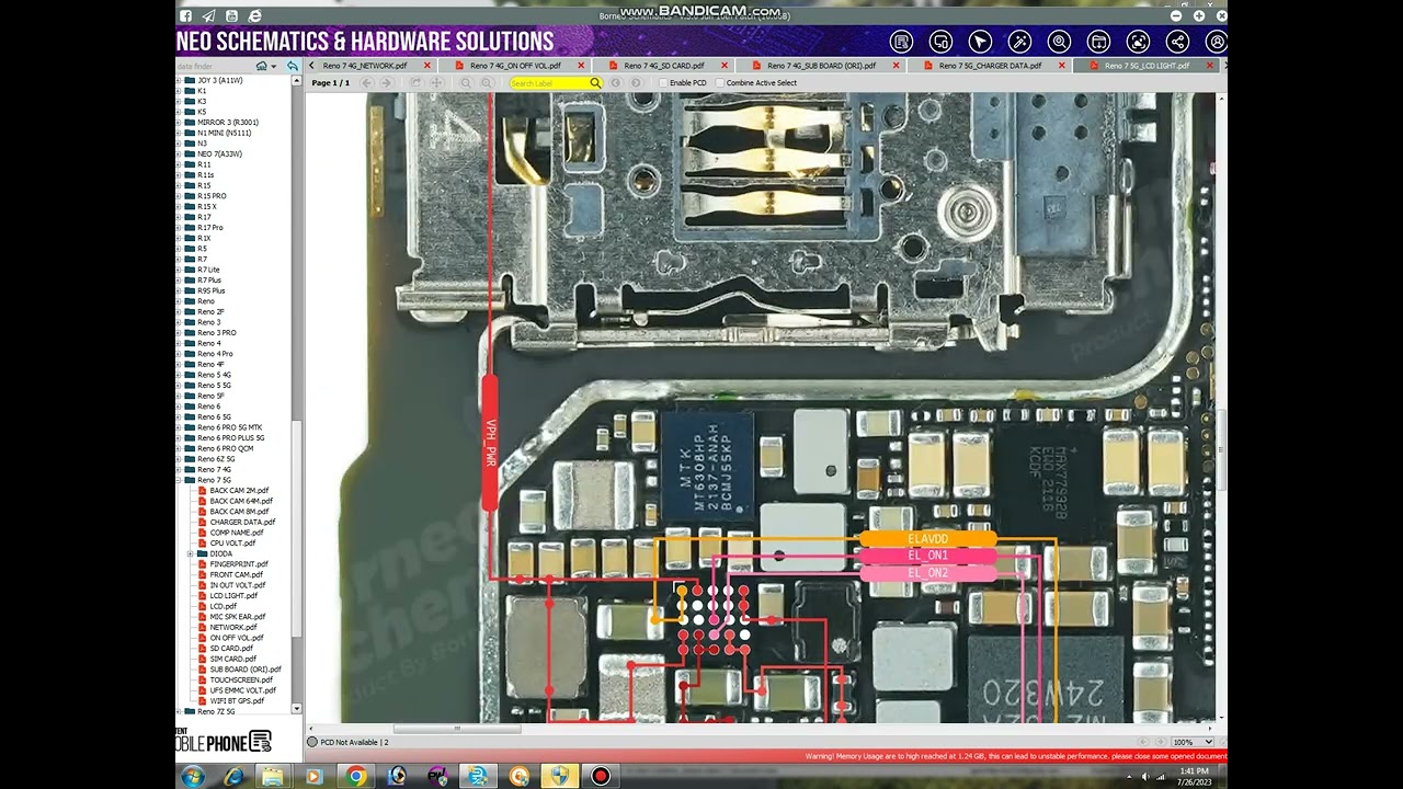 oppo reno 7 5g display light problem solution/ oppo reno 7 5g lcd light line jumper solution