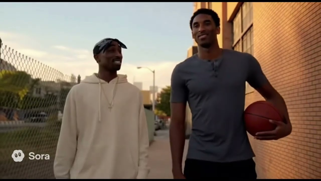 Tupac & Kobe Bryant speaking motivational words | Sora 2