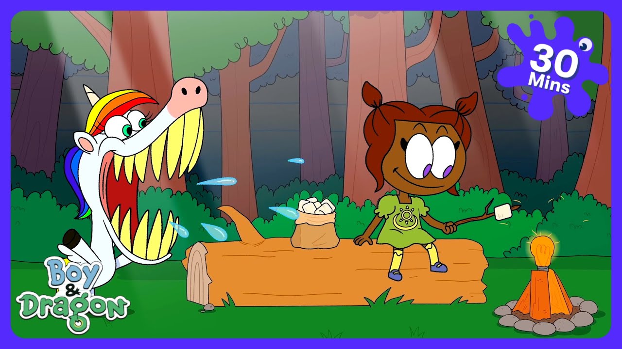 Boy & Dragon - L'origine di Unicorn! | Cartoni per Bambini | WildBrain Parco dei Brividi