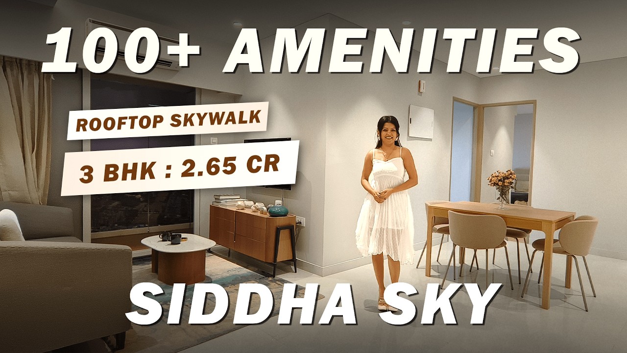 Luxurious Project with 100+ Amenities | Siddha Sky | Wadala, Sion | 2 & 3 BHK