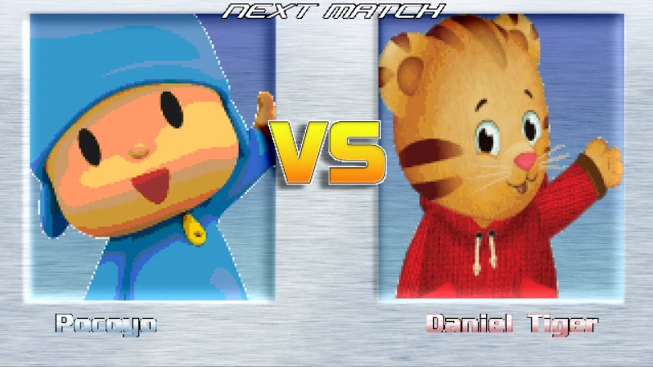 M.U.G.E.N BATTLES | Pocoyo vs Daniel Tiger