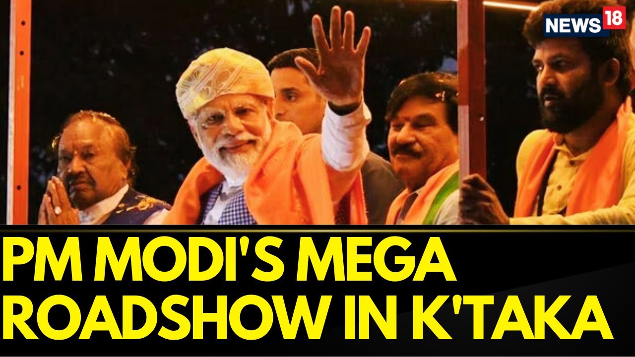 Karnataka Elections 2023 | PM Modi Holds Mega Road Show In Karnataka's Tumakuru | English News
