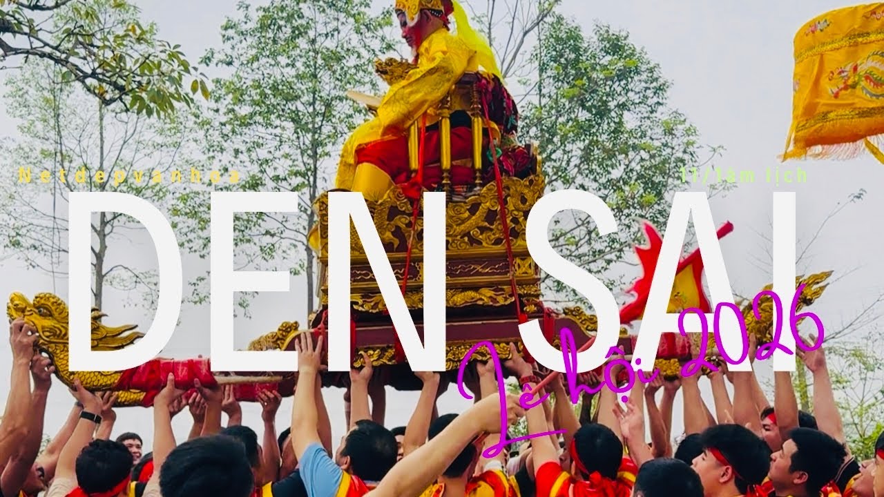 Lễ hội Đền Sái độc đáo rước người thật 2026 11/1 âm lịch#huykhampha 