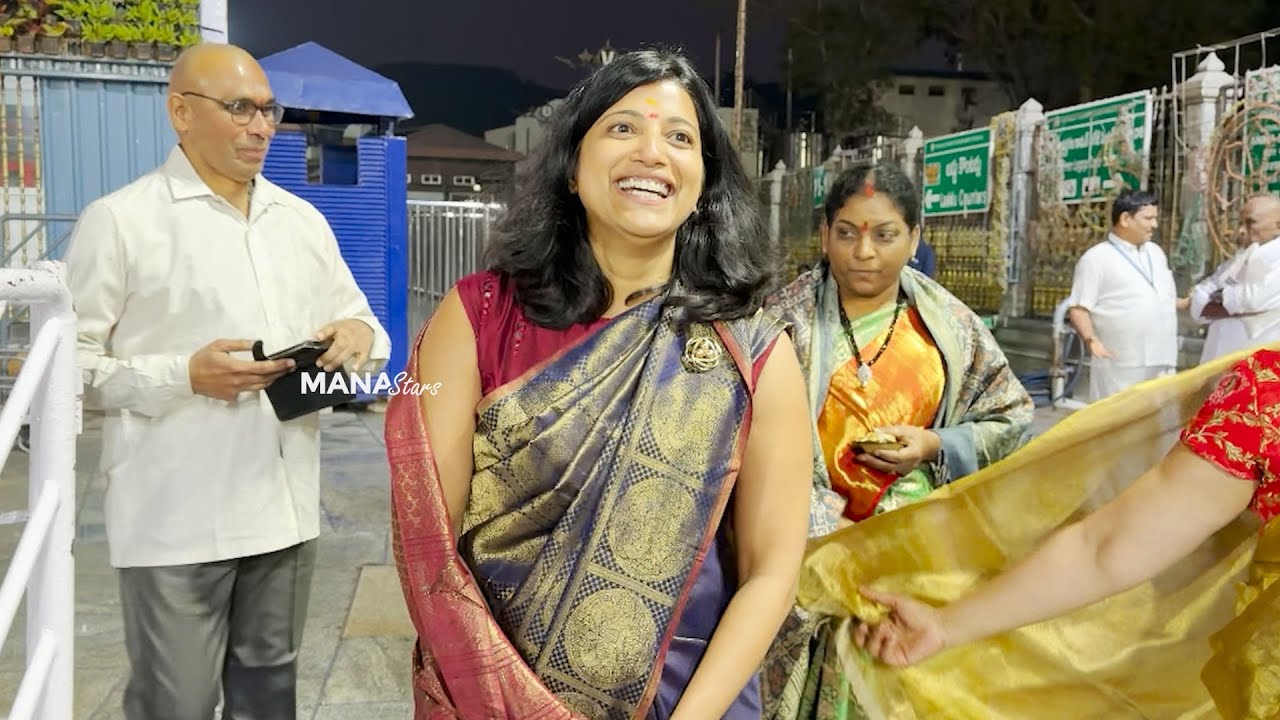 IAS Amrapali Visits Tirumala
