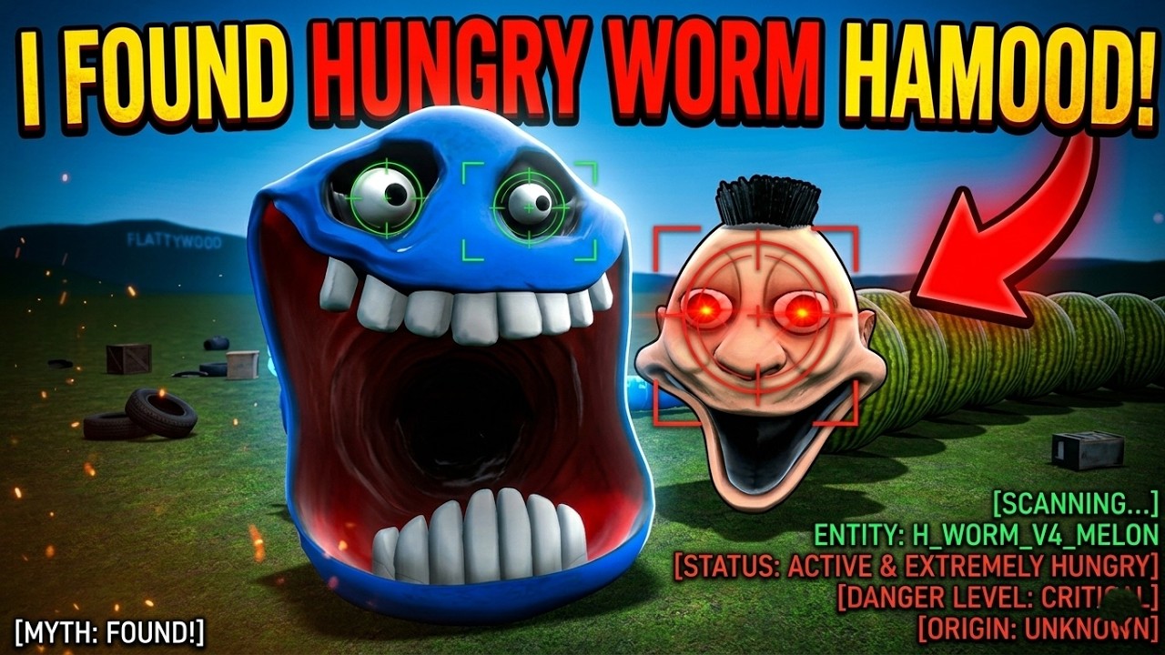 I FOUND The HUNGRY WORM HAMOOD In Gmod! (CURSED) 😱😂