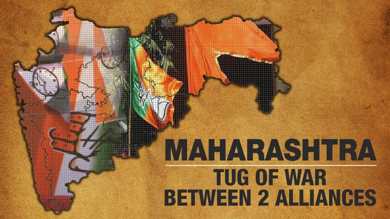 Maharashtra: Big battle between BJP-Shiv Sena and Cong-NCP