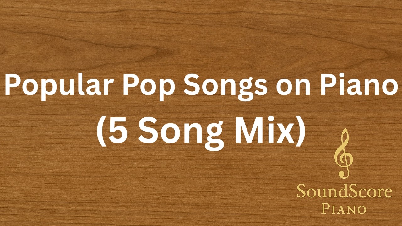 5 Popular Pop Songs on Piano 🎹 Instrumental Medley | Piano Tutorial + Sheet Music