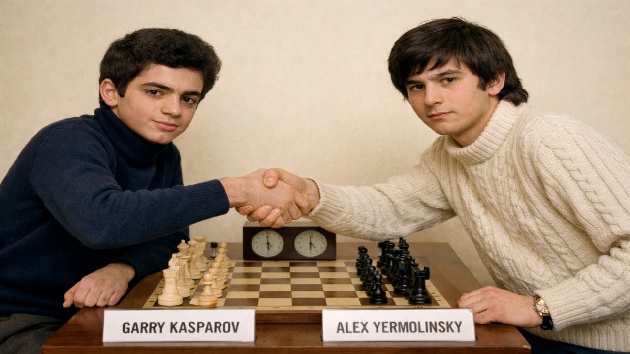 Garry Kasparov vs Alex Yermolinsky - USSR Junior Championship, 1975