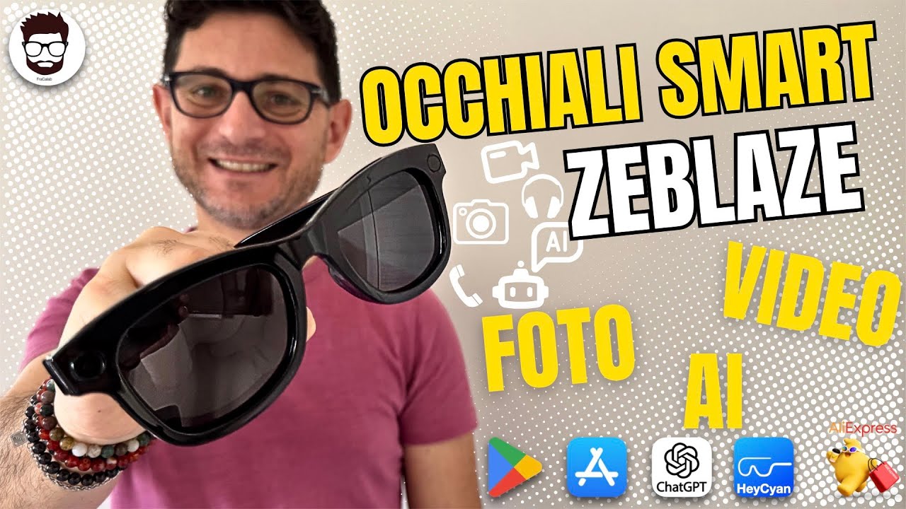Zeblaze Smart Glasses Review with AI: Chat, Camera, and Hey Cyan Voice Assistant