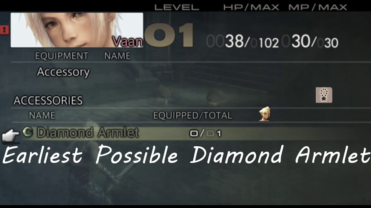 Final Fantasy XII: The Zodiac Age - How to get the Earliest Possible Diamond Armlet