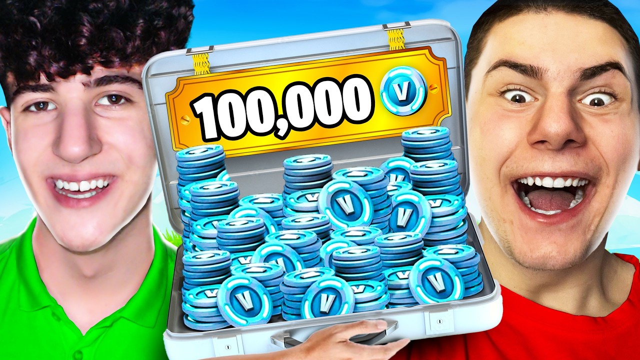 Последният СПРЯЛ FORTNITE ПЕЧЕЛИ 100,000 V-BUCKS!