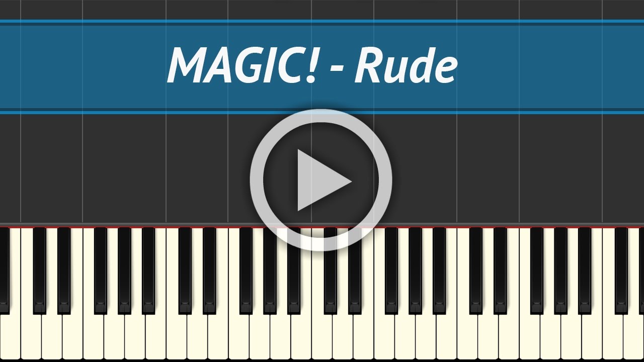 ► MAGIC! - Rude | Piano Cover and Tutorial!