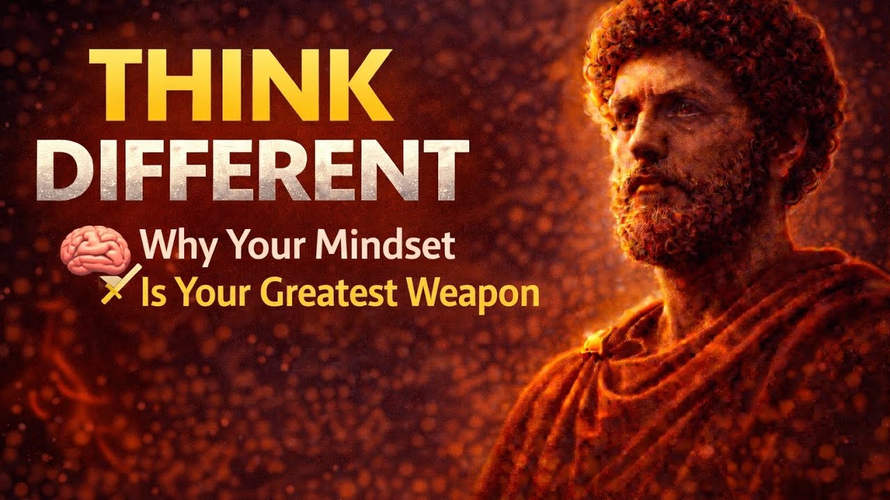 Think DIFFERENT 🧠⚔️ | Why Your Mindset Is Your Greatest Weapon (Stoic Philosophy)