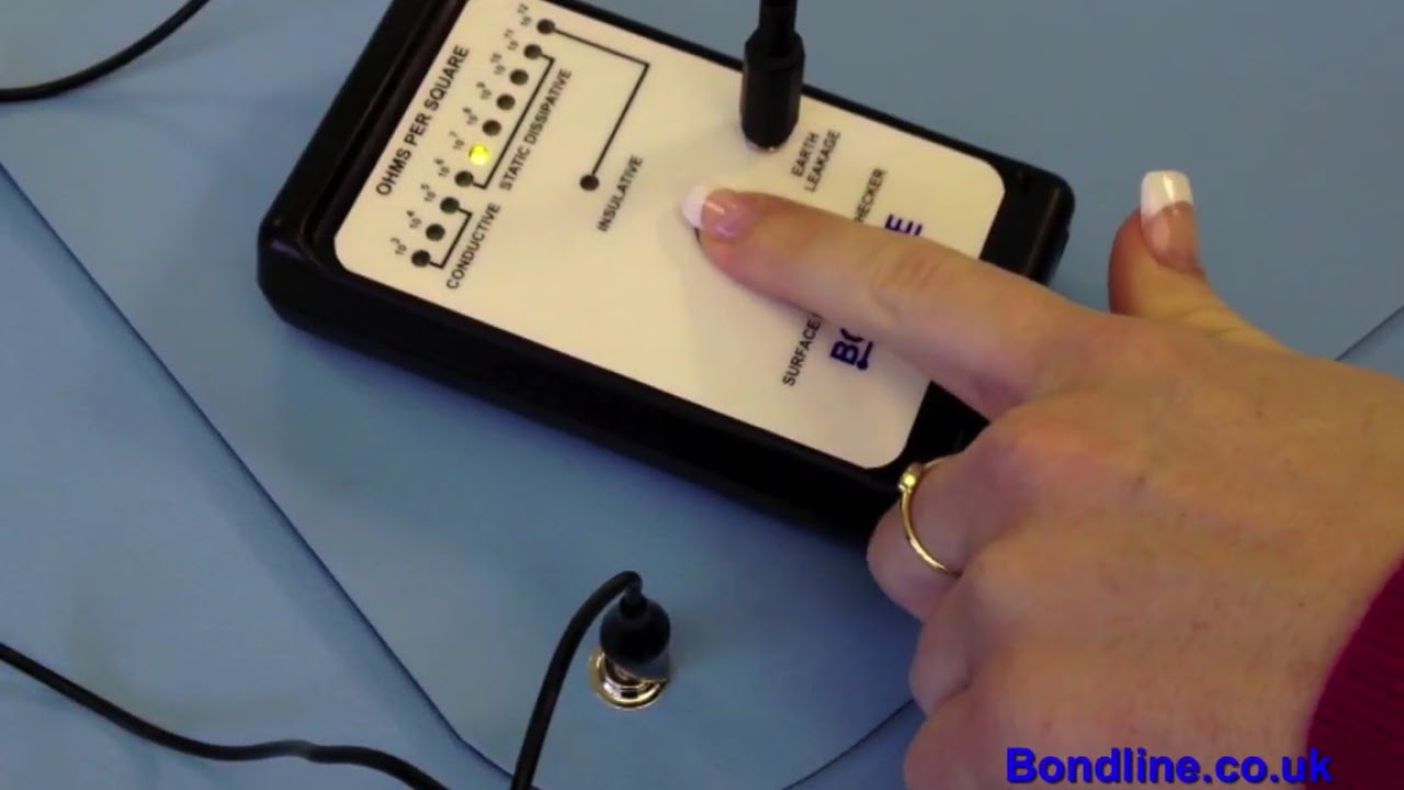 How To Use ESD Surface Resistance Checker | SRM1 | Bondline