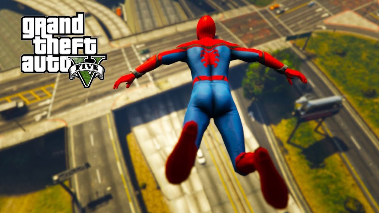 *NEW* SPIDERMAN Mod w/ SECRET ABILITIES (GTA 5 PC Mods Gameplay)