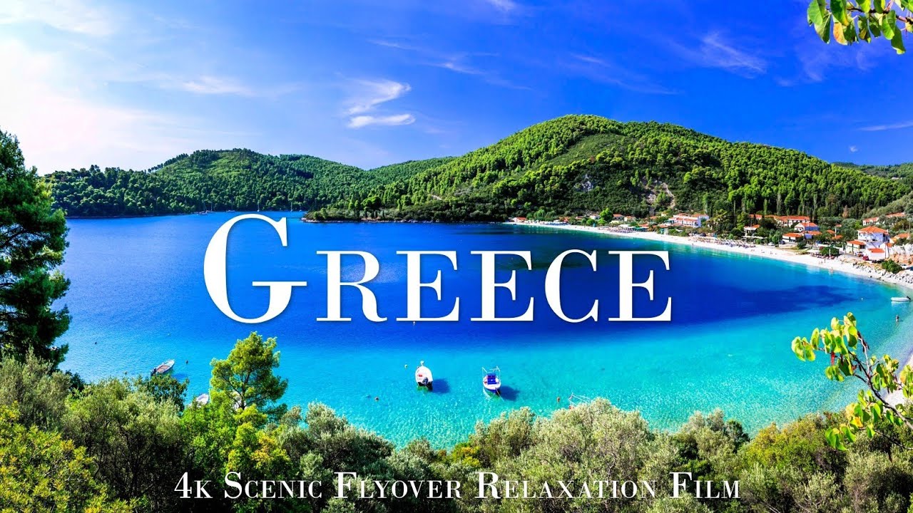 Skopelos in 4k - Scenic Flyover | Serene Panormos Gulf & Chill