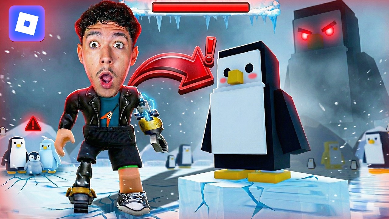 TENTE SOBREVIVER COMO UM PINGUIM NO ROBLOX! IMPOSSÍVEL*