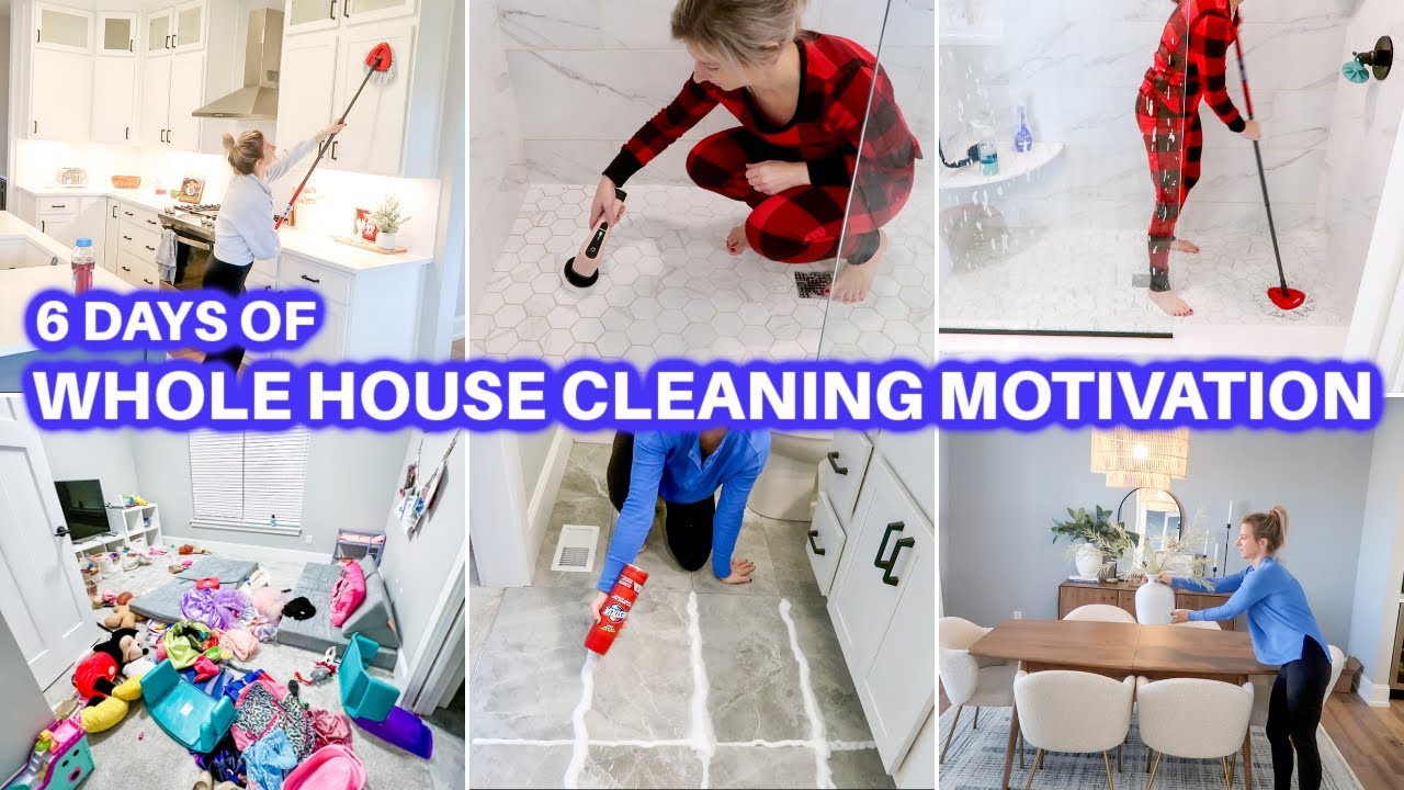 6 DAY EXTREME WHOLE HOUSE CLEAN WITH ME 2023 | WHOLE HOUSE SPEED CLEANING MOTIVATION |HOUSE CLEANING