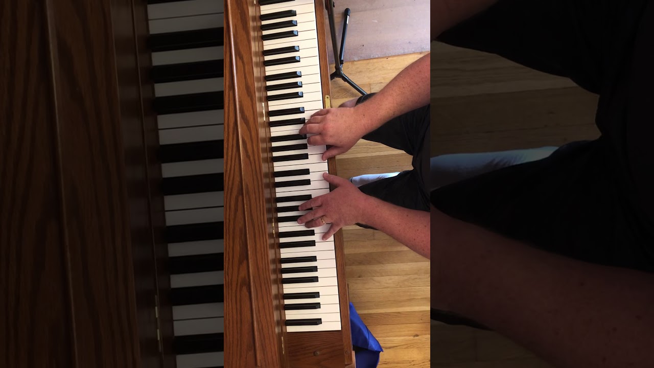 David Bowie - Changes (overhead piano cover)