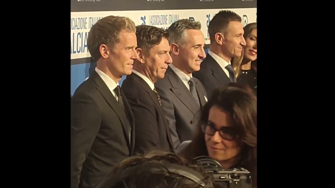 La classe arbitrale presente al Gran Galà del Calcio!Rocchi, Chiffi, Doveri e Aureliano