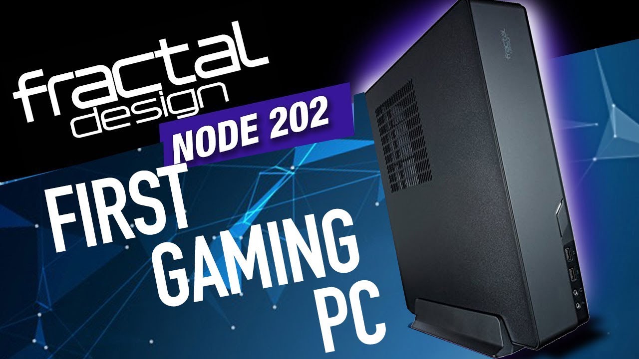 FRACTAL DESIGN NODE 202 First PC Gaming Built i5 GTX 1060 16 GB ram