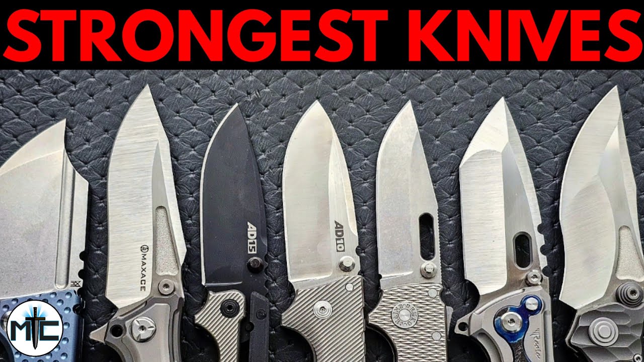 My Top 11 STRONGEST Folding Knives