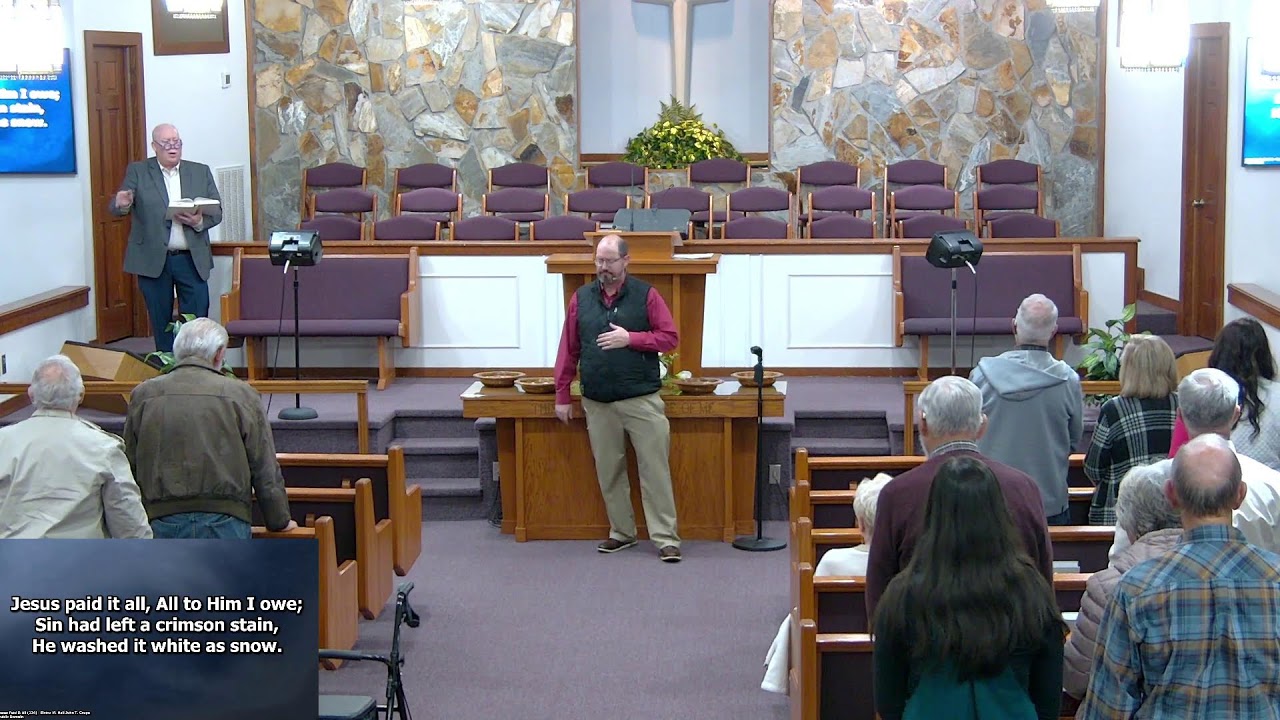 Ebenezer Baptist Church -  Evening Worship Service!  - 01-18-2025