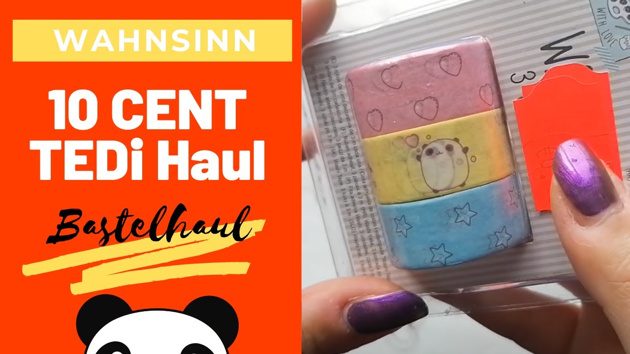 ❤️ALLES 10 CENT??? - Schnäppchen Tedi Haul / Bastelhaul❤️| Pandalina Crafting