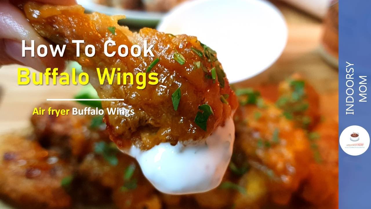 How To Cook Buffalo Wings In Air Fryer  | Air fryer Buffalo Wings | Indoorsy Mom