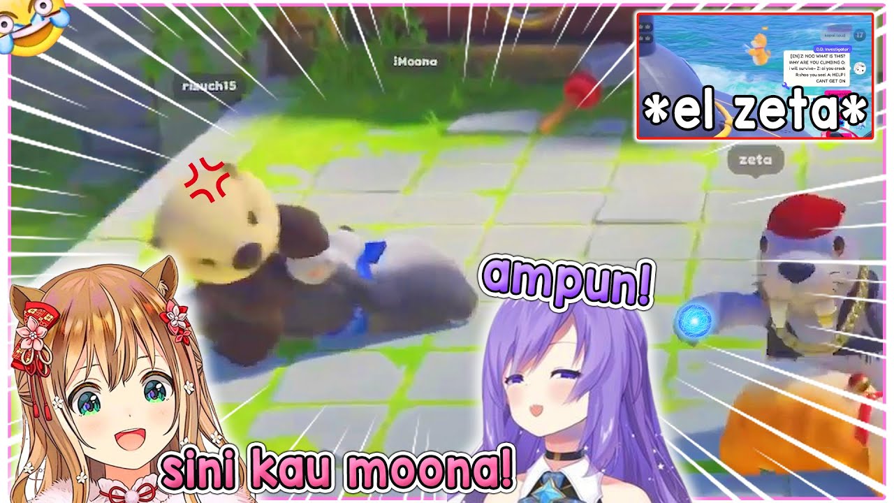 Moona dan Risu Rusuh Sendiri Sementara Yang Lain fokus ingin Menang 😂【HololiveID | Clips】