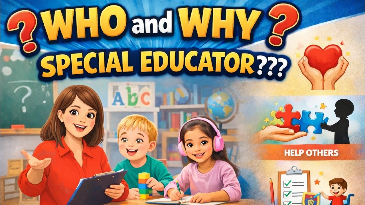 Who and Why Special Educator? Tamil Explanation 