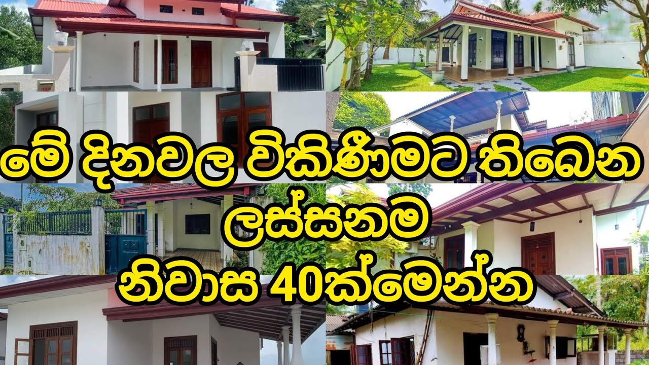 හැම තැනම ගෙවල් හොයන්න ඕන නෑ මෙන්න විකිණීමට තිබෙන නිවාස 40ක් | Beautiful house for sale in sri lanka