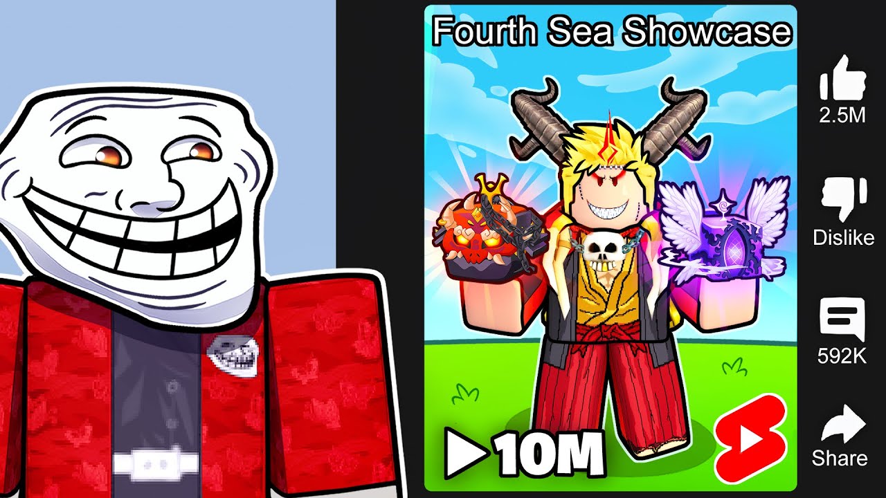 The CRAZIEST Blox Fruits SHORTS..