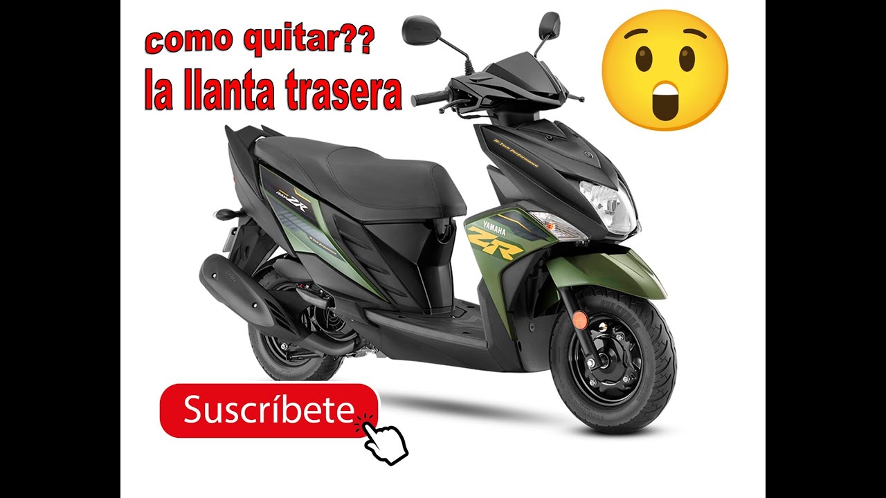 como quitar la llanta trasera ray z ,cygnus alpha , rayzr  y cambio de balatas traseras