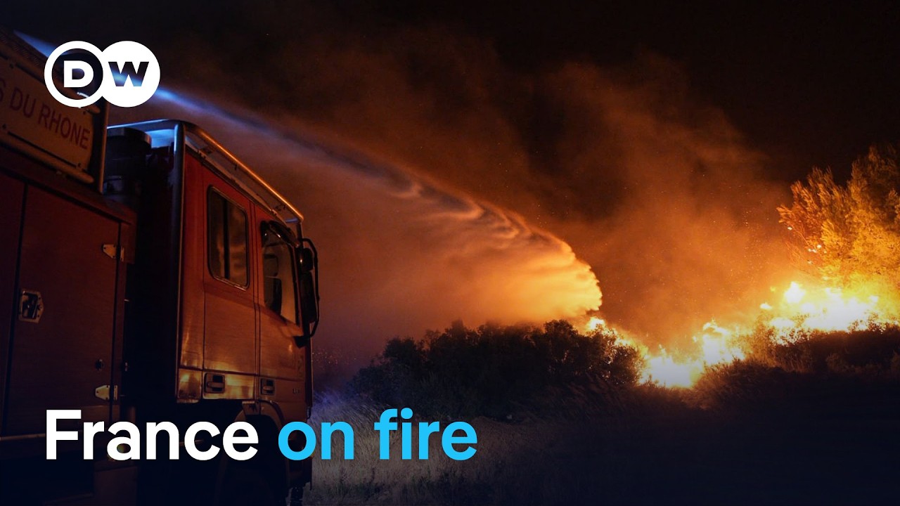 Thousands evacuated as soaring temperatures supercharge France fires | DW News