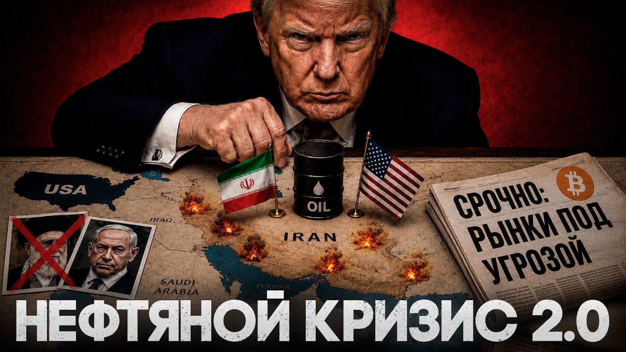 Нефть по $100 УЖЕ БЛИЗКО! Война в Иране Обрушит АКЦИИ и БИТКОИН?
