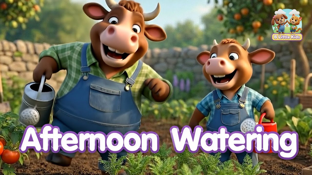 Afternoon Watering |  @BLittleKids  Kids Songs