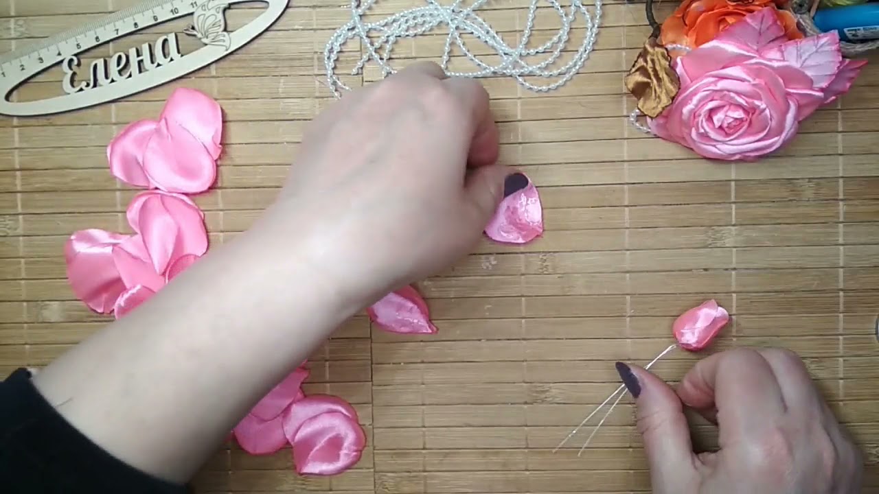 DIY.Брошь Роза. Кашзаши.Brooch Rose. Kashzashi.Broche Rosa.Spilla Rose.ブローチローズ。Sagės rožė.روز بروش.