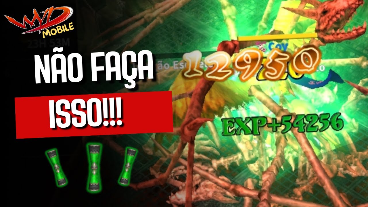 NÃO USE O PERGA AGUA A NO WYD MOBILE !! VEJA ESSE VÍDEO ANTES