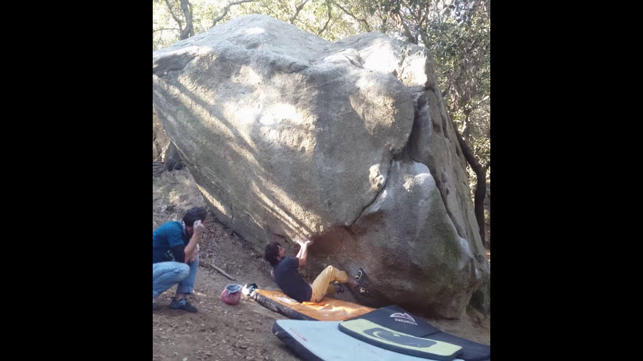 Biceps power, 8a/a+. Can Boquet