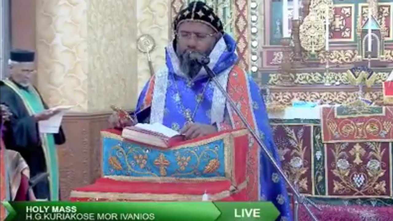 HOLY QURBANA @ MANARCAD CATHEDRAL -28/1/2018-HG KURIAKOSE MOR IVANIOS THIRUMENI