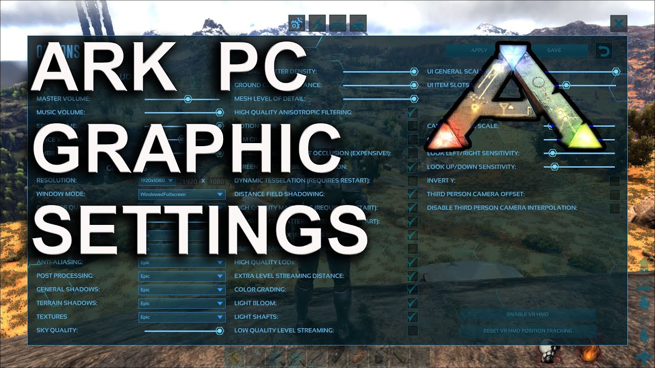 Как улучшить работу Ark Survival Evolved на ПК — графические настройки