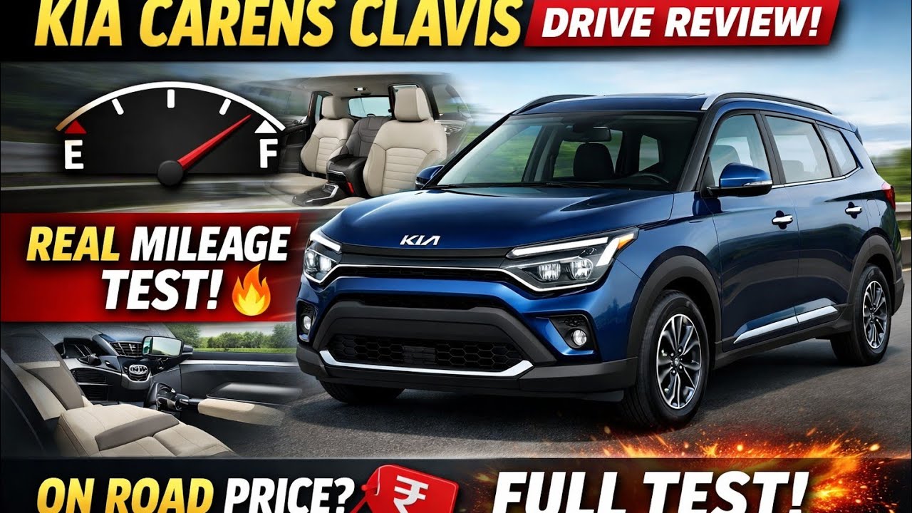Kia Carens Clavis Drive Review 🔥 Real Mileage, Comfort & On Road Price | Full Test